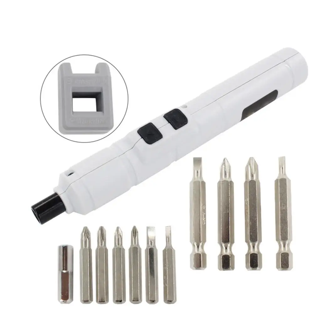 Cordless Electrical Screwdriver Power Tool Rechargeable Multifunction Power Drill Set With 11 Bits Kit
Cordless Electrical Screwdriver Power Tool Rechargeable Multifunction Power Drill Set With 11 Bits Kit