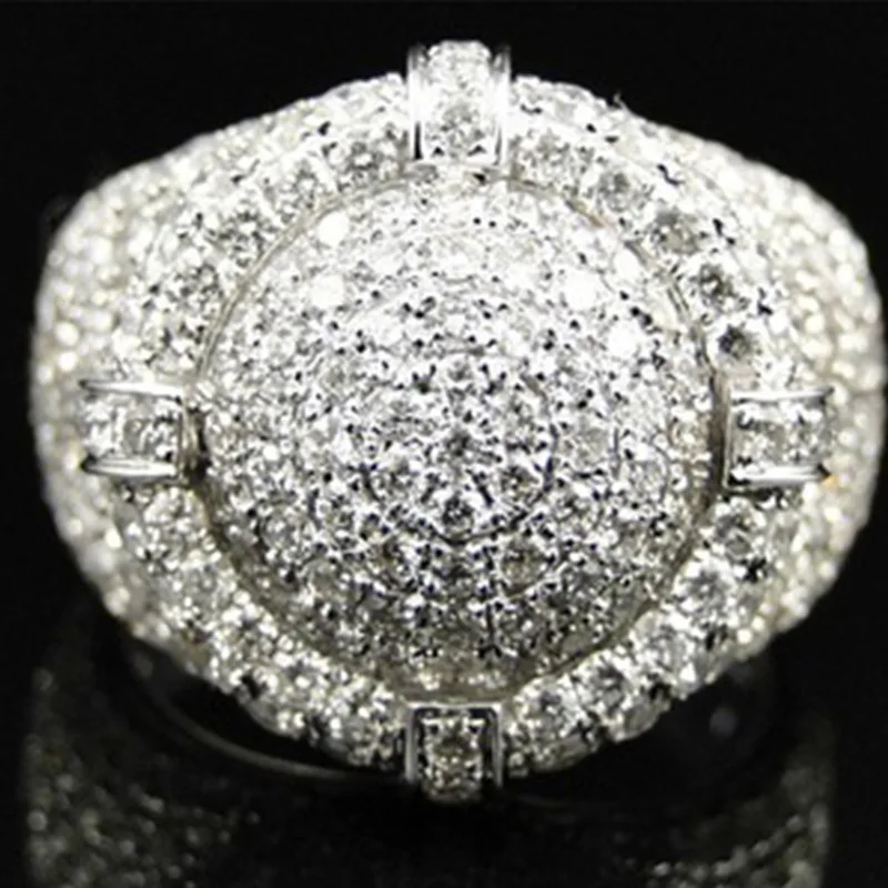 Classic European and American Style Mirco-Inlaid Full Crystal Zirconium Metal Alloy Male Ring for Men Party Jewelry Accessories
Classic European and American Style Mirco-Inlaid Full Crystal Zirconium Metal Alloy Male Ring for Men Party Jewelry Accessories