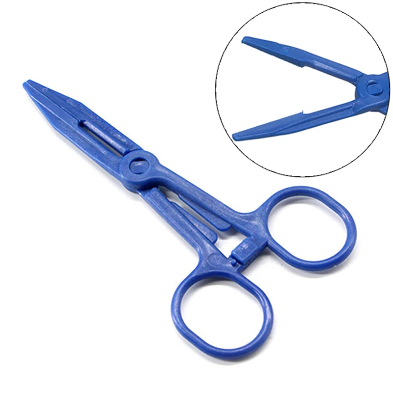 

Disposable ABS Plastic Hemostatic Forceps Surgical Forceps Ourdoor First Aid Tools For Nurse Care Medical Pliers