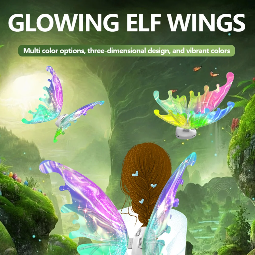 Fairy Wings Girl Supply Butterflies Party Supplies Decorative Kids Prop Glowing 
Fairy Wings Girl Supply Butterflies Party Supplies Decorative Kids Prop Glowing