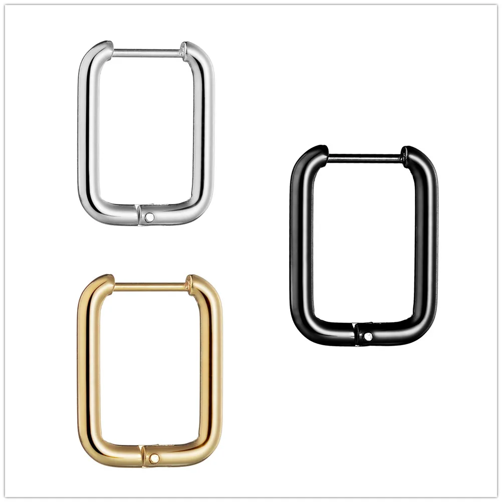 Minimalist Square Hoop Earrings for Women Girls Ear Huggie Rectangle Hoops Dangle Stainless Steel Not Allergic Jewelry
Minimalist Square Hoop Earrings for Women Girls Ear Huggie Rectangle Hoops Dangle Stainless Steel Not Allergic Jewelry