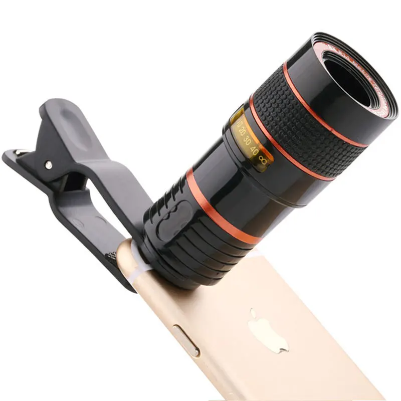 8x18 Zoom Mobile Monocular Telescope Camera Lens Night Vision Mini Universal Optical Clip Telephoto Black for Phone Accessories
8x18 Zoom Mobile Monocular Telescope Camera Lens Night Vision Mini Universal Optical Clip Telephoto Black for Phone Accessories