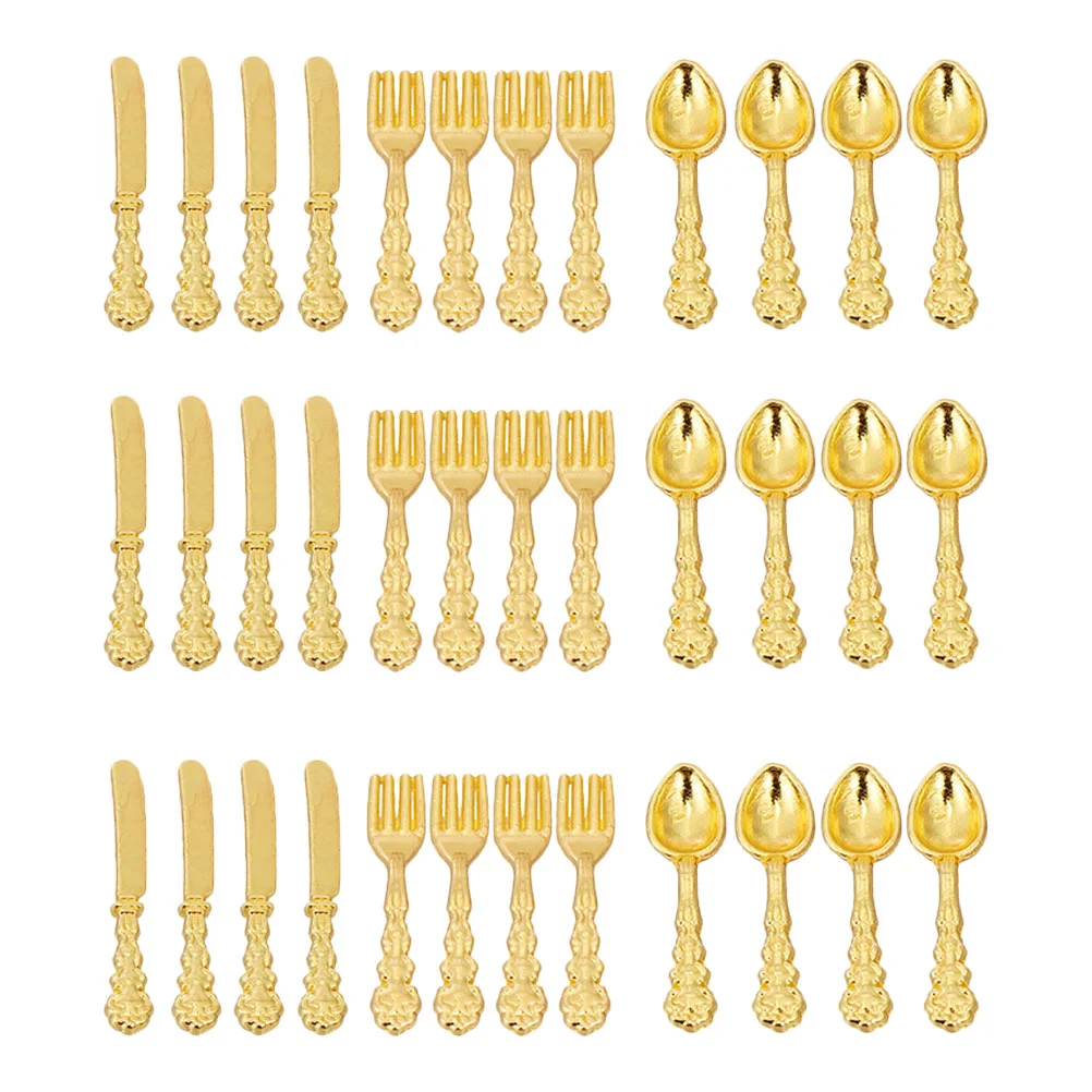 Miniature Tableware Model Mini Kitchen Accessories Furniture Cutlery Forks Decoration Kitchenware Settoy Utensils Goldware
Miniature Tableware Model Mini Kitchen Accessories Furniture Cutlery Forks Decoration Kitchenware Settoy Utensils Goldware