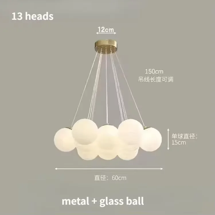 Кремовая стеклянная люстра HomeLover
Кремовая стеклянная люстра HomeLover