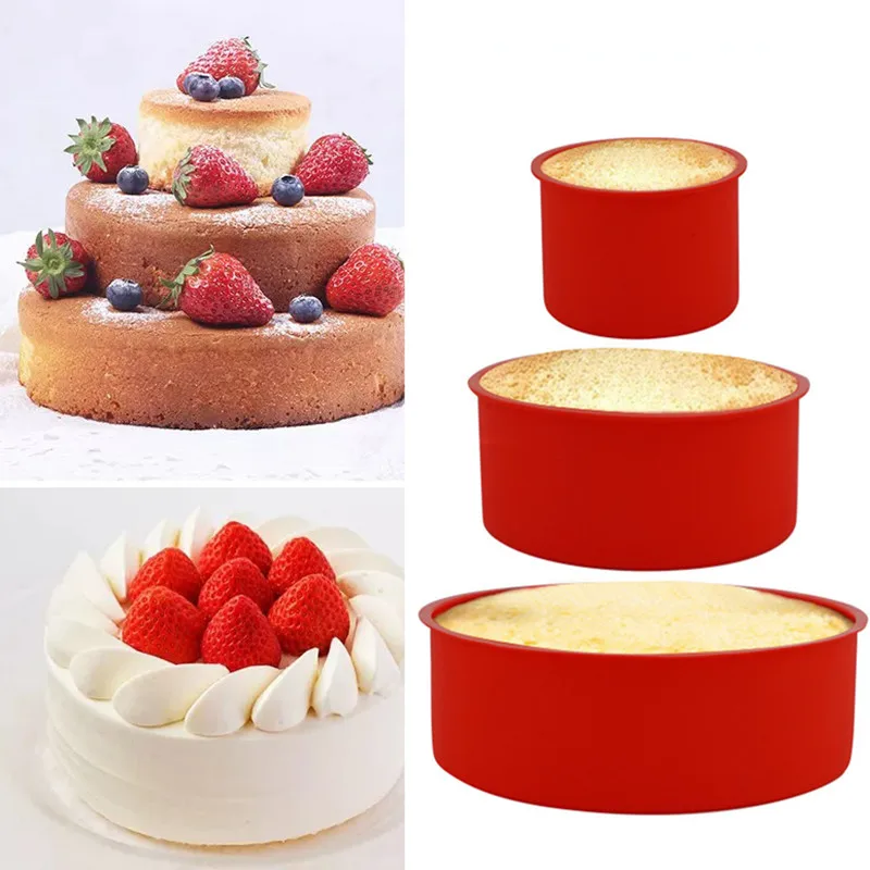 1set Silicone Cake Mold Round Shape Baking Oan for Pastry Bakeware and Tools Professional Layer Bakery Muffin Cupcake Bread Mold
1set Silicone Cake Mold Round Shape Baking Oan for Pastry Bakeware and Tools Professional Layer Bakery Muffin Cupcake Bread Mold