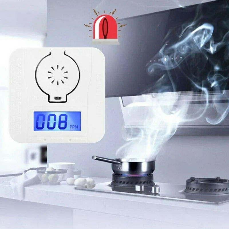 Profession Home Safety CO Carbon Monoxide Poisoning Smoke Gas Sensor Warning Alarm Detector LCD Displayer Kitchen
Profession Home Safety CO Carbon Monoxide Poisoning Smoke Gas Sensor Warning Alarm Detector LCD Displayer Kitchen