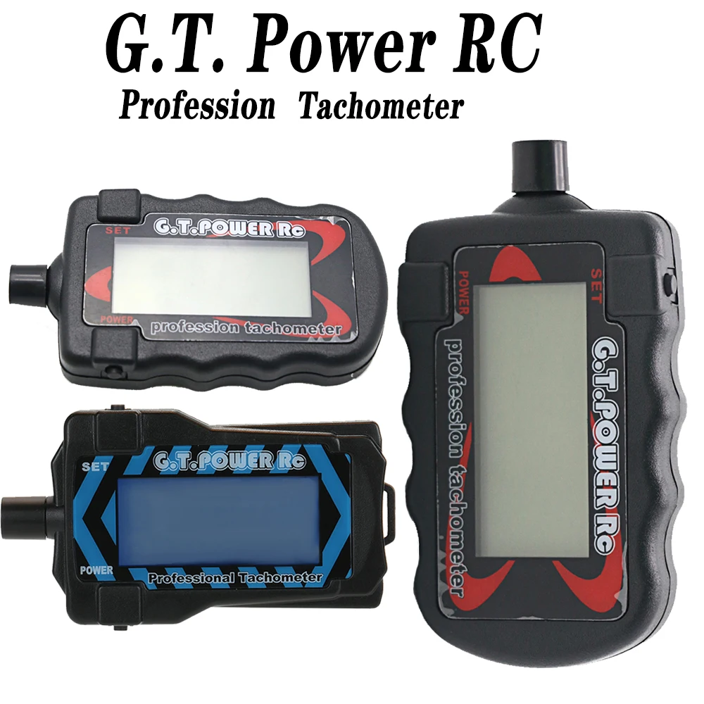 G.T. Power Profession Digital Optical Tachometer LCD screen 2 to 9 Bladed Paddle Propeller speed measure
G.T. Power Profession Digital Optical Tachometer LCD screen 2 to 9 Bladed Paddle Propeller speed measure