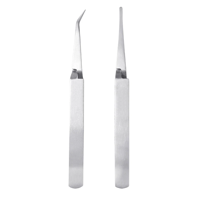 Upgraded Stainless- Steel Tweezers for Cross Locking Tweezers Straight Reverse Action for Electronics Jewelry-Making Lab
Upgraded Stainless- Steel Tweezers for Cross Locking Tweezers Straight Reverse Action for Electronics Jewelry-Making Lab
