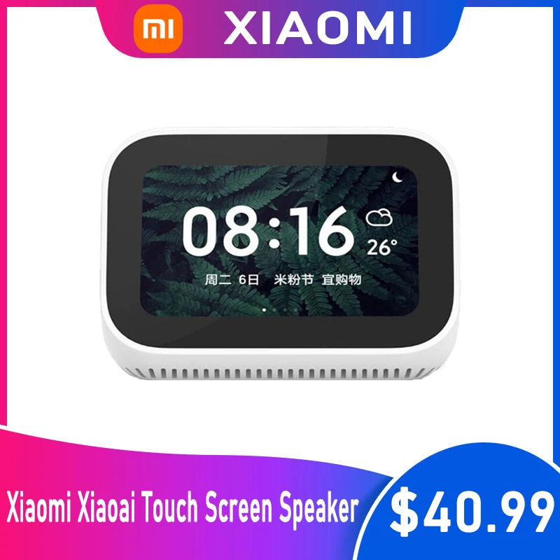 Динамик Xiaomi Xiaoai с сенсорным экраном, Bluetooth 5,0, Kompatibel Tampilan, цифровой звуковой сигнал, Wi-Fi динамик Koneksi, картина, звуковой сигнал
Динамик Xiaomi Xiaoai с сенсорным экраном, Bluetooth 5,0, Kompatibel Tampilan, цифровой звуковой сигнал, Wi-Fi динамик Koneksi, картина, звуковой сигнал