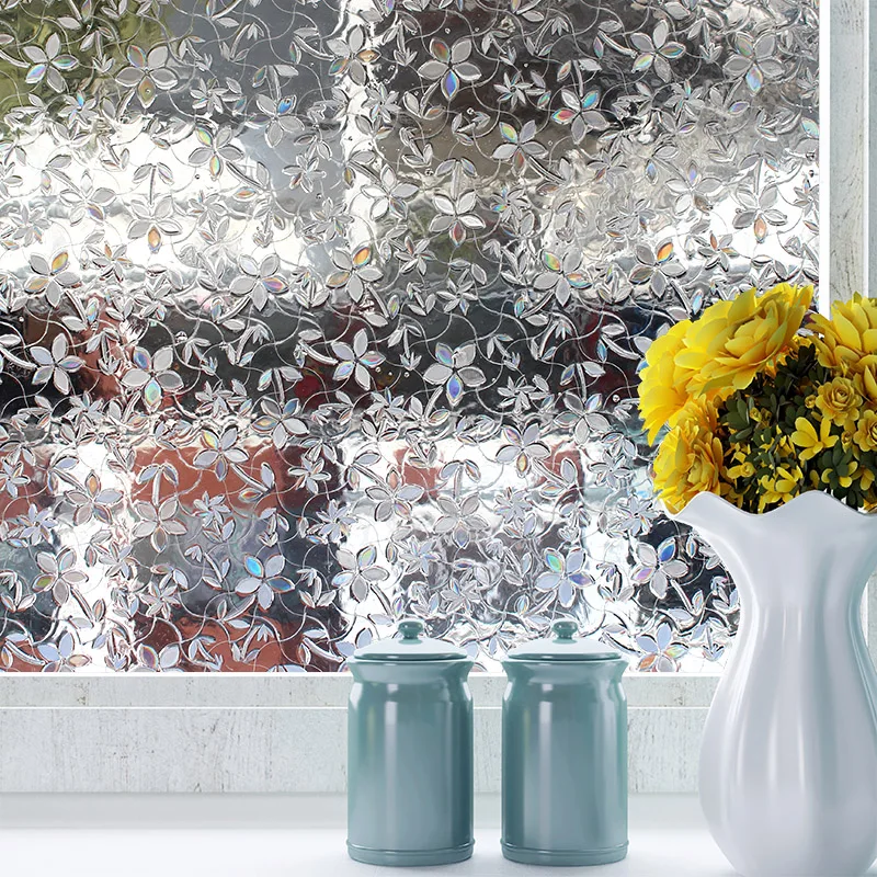 3D laser tinting small floral privacy window film; high quality thickening color kitchen bathroom glass decorative sticker
3D laser tinting small floral privacy window film; high quality thickening color kitchen bathroom glass decorative sticker