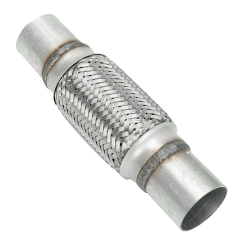 Exhaust Flex Pipe Stainless Steel Double Braid 2 X 6 Inch with Ends 10 Inch Long
Exhaust Flex Pipe Stainless Steel Double Braid 2 X 6 Inch with Ends 10 Inch Long