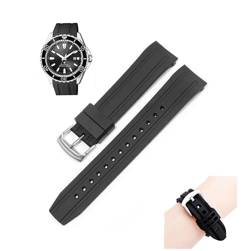 20mm 22mm 24mm Rubber Bracelet for Rolex Watch Series Universal waterproof watchband for Omega MoonSwatch Strap Sport Curved
20mm 22mm 24mm Rubber Bracelet for Rolex Watch Series Universal waterproof watchband for Omega MoonSwatch Strap Sport Curved