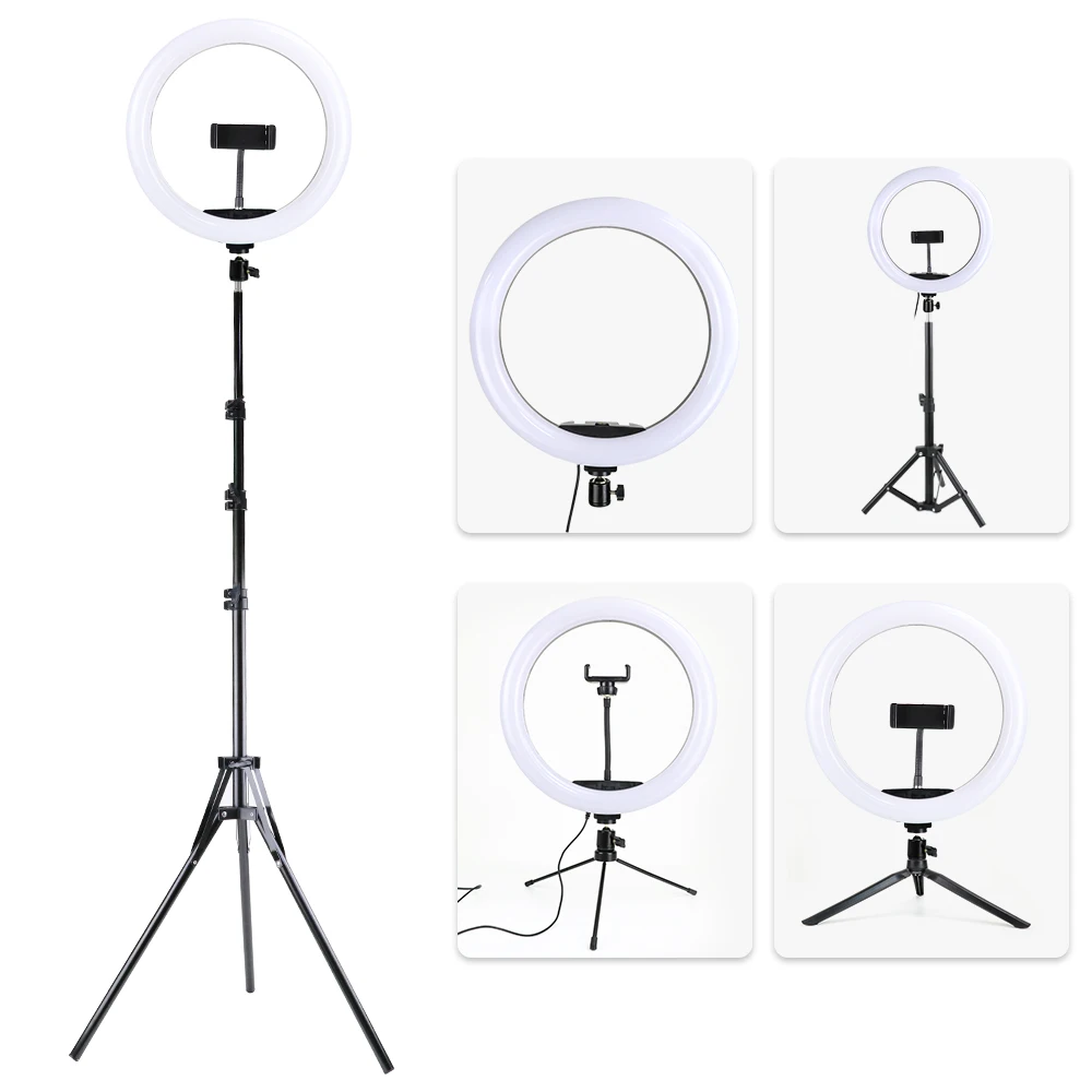 33CM LED Photography Fill Lighting with Tripod Stand Camera Photo Studio Circle Led Selfie Ring Light Phone Lamp Video Youtube
33CM LED Photography Fill Lighting with Tripod Stand Camera Photo Studio Circle Led Selfie Ring Light Phone Lamp Video Youtube