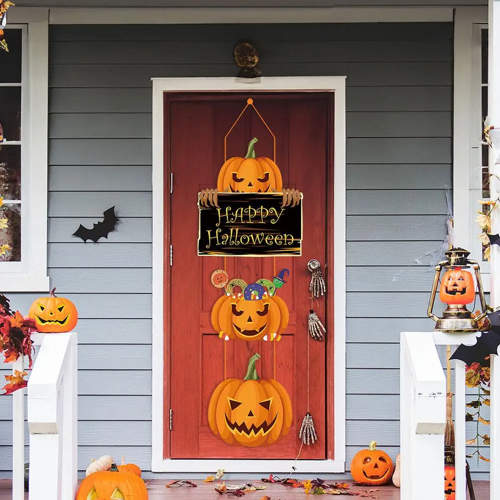 Halloween Door Sign Pumpkin Ghost Face Wooden Wall Pendent Decoration Haunted Ornament House Home Happy Halloween Hanging P L1U8
Halloween Door Sign Pumpkin Ghost Face Wooden Wall Pendent Decoration Haunted Ornament House Home Happy Halloween Hanging P L1U8
