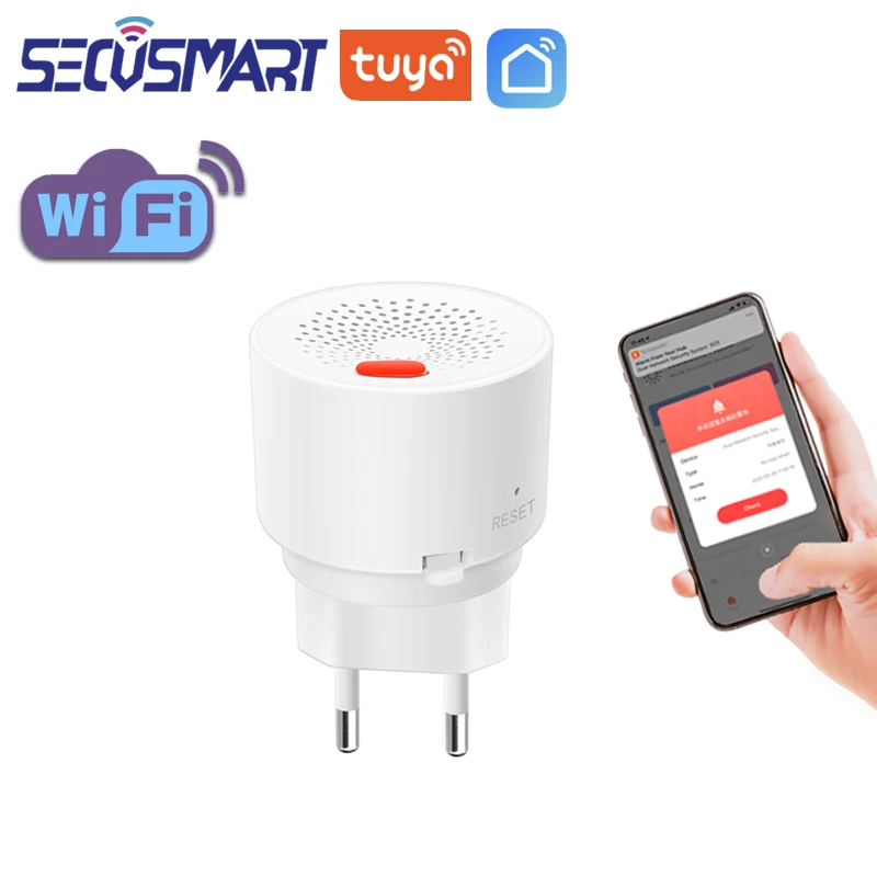 Tuya WiFi Gas Leakage Sensor Natural Gas Leak Detector Smart Home Security Sound Alarm Smart Life APP EU US UK Power Supply 
Tuya WiFi Gas Leakage Sensor Natural Gas Leak Detector Smart Home Security Sound Alarm Smart Life APP EU US UK Power Supply