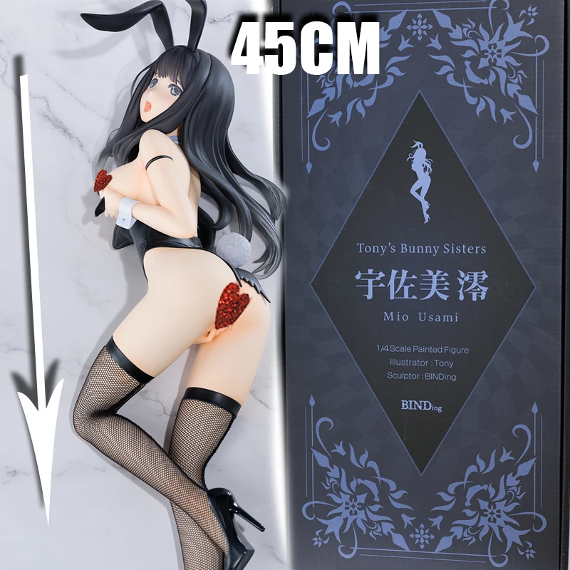 45cm Native BINDing Anime Bunny Figure Tonys Bunny Sisters Usami Mio 1/4 PVC Figure Statue Adults Collection Model Doll Gifts
45cm Native BINDing Anime Bunny Figure Tonys Bunny Sisters Usami Mio 1/4 PVC Figure Statue Adults Collection Model Doll Gifts