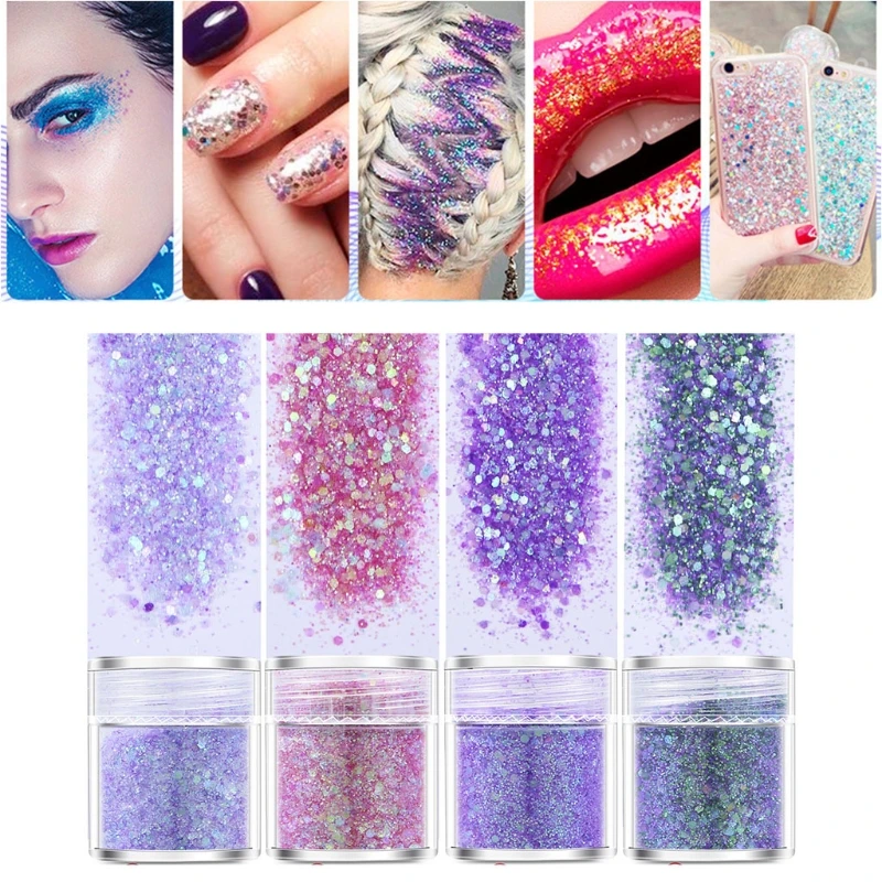 

E0BF UV Crystal Epoxy Resin Filler Pigment DIY Nails Beauty Arts Decorations Art Sequins Manicure Glitter Powder Decor