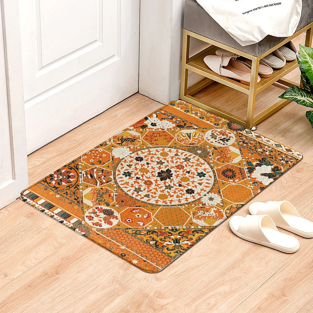 Bath Mat Bathroom Small Rug Shower Mat Decorative Absorbent Foot Mat Entrance Door Mat Kitchen Mat Bedroom Balcony Room Mat Boho 
Bath Mat Bathroom Small Rug Shower Mat Decorative Absorbent Foot Mat Entrance Door Mat Kitchen Mat Bedroom Balcony Room Mat Boho