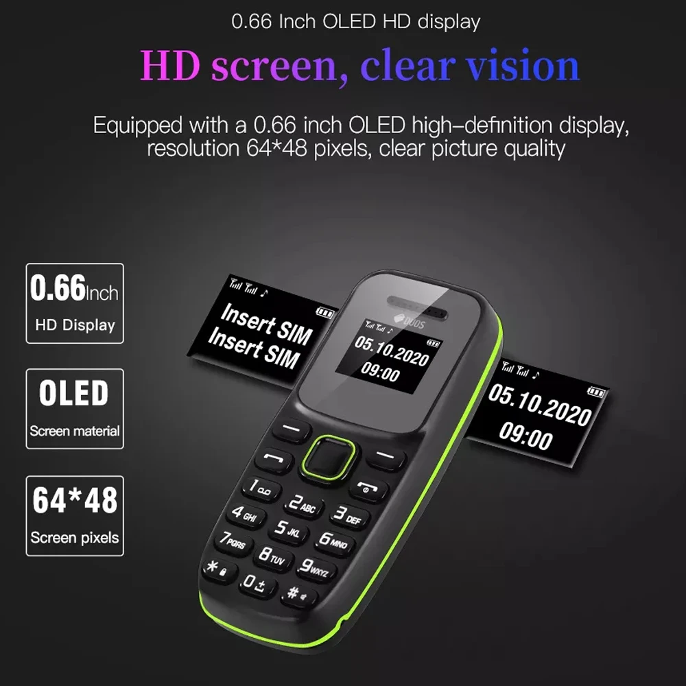 

0.66 Inch Dual Sim Card Low Cost Best Mini Smart Phone BM310 Small Mini Feature Cell Phone Unlocked Keypad Smart Mobile Phones