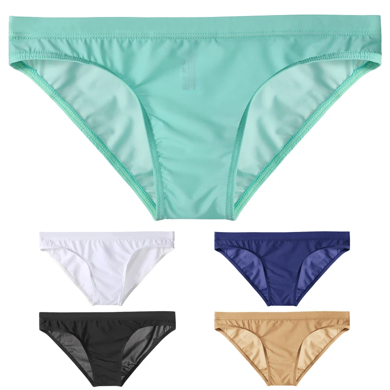 Men's Sexy Low Waist Ice Silk Translucent Bikini Skinny Breathable Briefs L-xXXL Size Skin-friendly Underwear Lingeries Trunks
Men's Sexy Low Waist Ice Silk Translucent Bikini Skinny Breathable Briefs L-xXXL Size Skin-friendly Underwear Lingeries Trunks