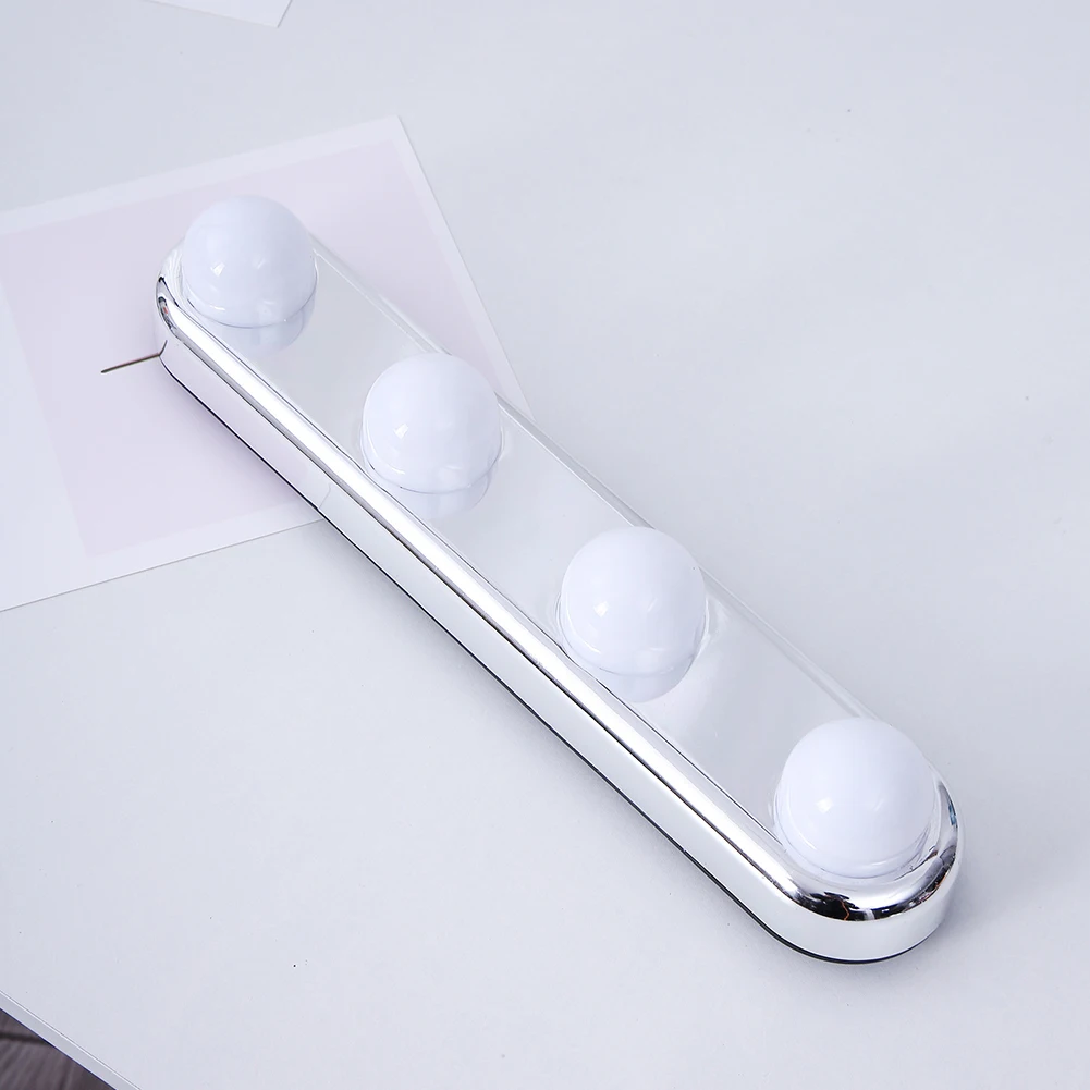 Durable Mirror Light LED 3 X AAbattery 4 LED ABS Applying Bathroom Cool White For Lamps Mirror Light Universal
Durable Mirror Light LED 3 X AAbattery 4 LED ABS Applying Bathroom Cool White For Lamps Mirror Light Universal