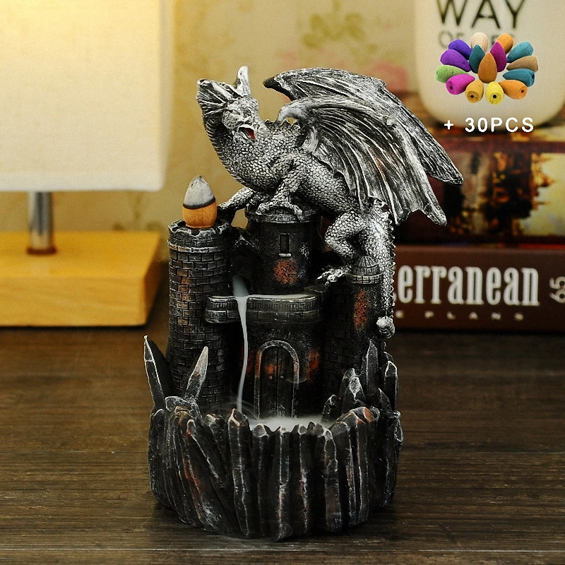 PINNY Resin Dinosaur Backflow Incense Burner Scandinavian Living Room Home Decoration Ornaments Creative Sculpture Statue
PINNY Resin Dinosaur Backflow Incense Burner Scandinavian Living Room Home Decoration Ornaments Creative Sculpture Statue