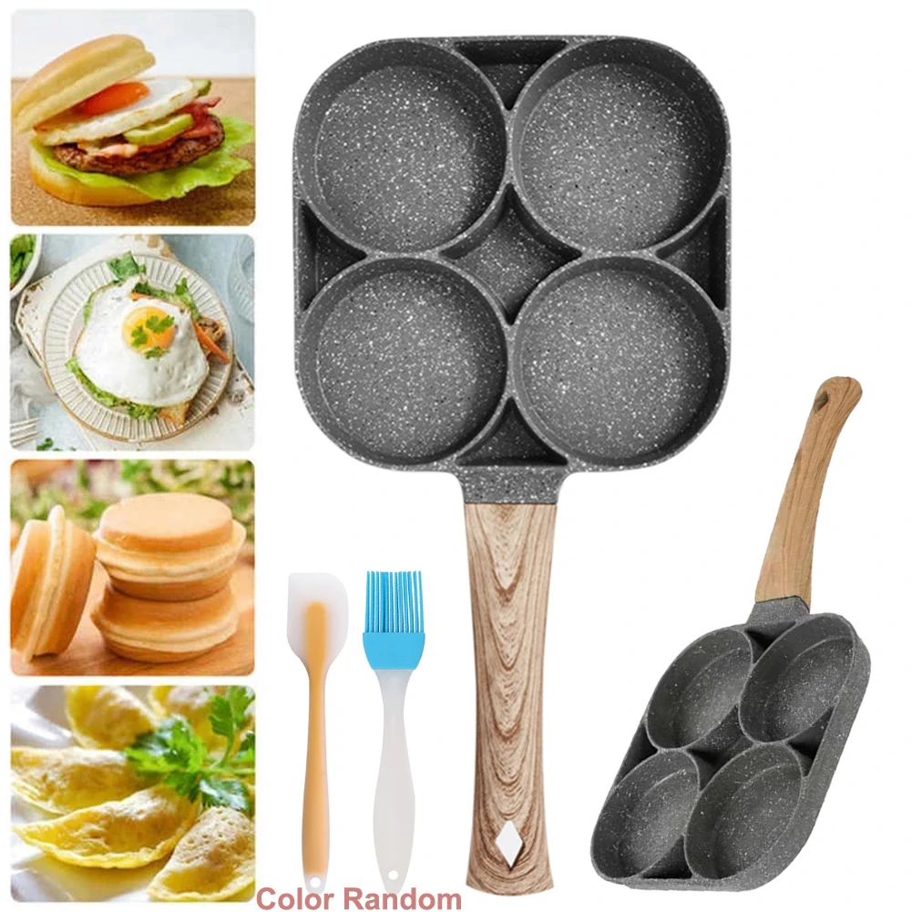 18cm Four-Hole Frying Pot Pan Thickened Omelet Pan Non-Stick Egg Pancake Steak Pan Cooking Egg Ham Pans Breakfast Maker Cookware
18cm Four-Hole Frying Pot Pan Thickened Omelet Pan Non-Stick Egg Pancake Steak Pan Cooking Egg Ham Pans Breakfast Maker Cookware