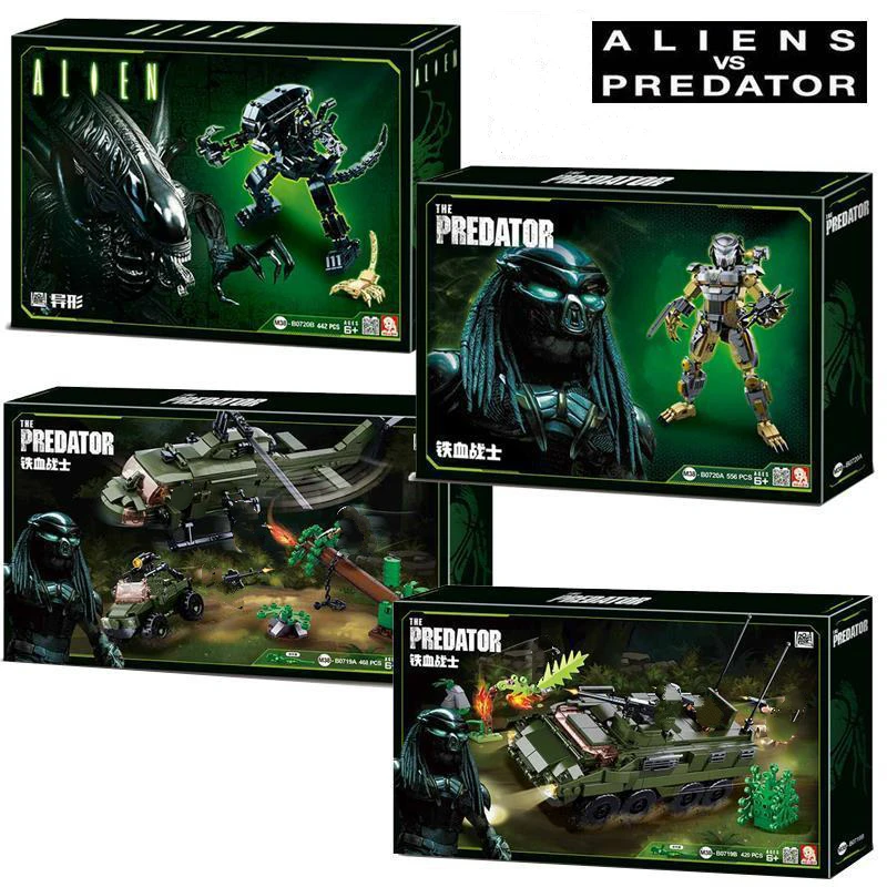 Predators VS. Alien Movie Series Building Blocks Model Action Bricks Figure Toys For Children
Predators VS. Alien Movie Series Building Blocks Model Action Bricks Figure Toys For Children