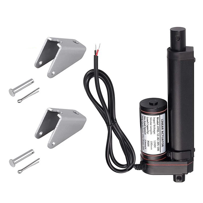 DC 12V Electric Linear Actuator With Bracket All Metal Gears 100/300/500/700/1000/1500N 2.5A 30W 100mm Stroke Linear Motor
DC 12V Electric Linear Actuator With Bracket All Metal Gears 100/300/500/700/1000/1500N 2.5A 30W 100mm Stroke Linear Motor