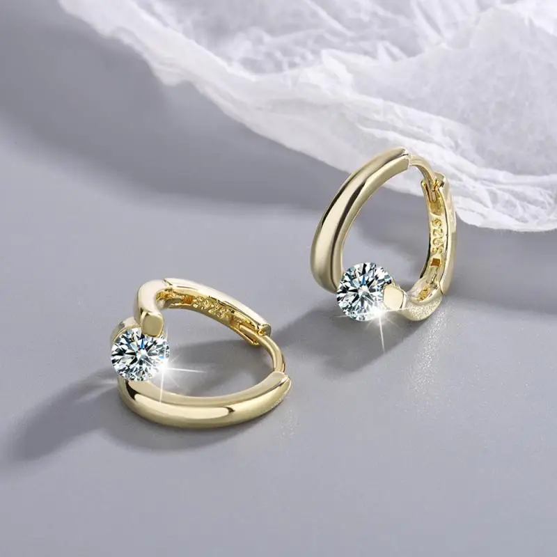 New Elegant Fashion Silver Color Shiny Big Zircon Hoop Earrings for Women Girl Luxury Romantic Engagement Wedding Jewelry
New Elegant Fashion Silver Color Shiny Big Zircon Hoop Earrings for Women Girl Luxury Romantic Engagement Wedding Jewelry