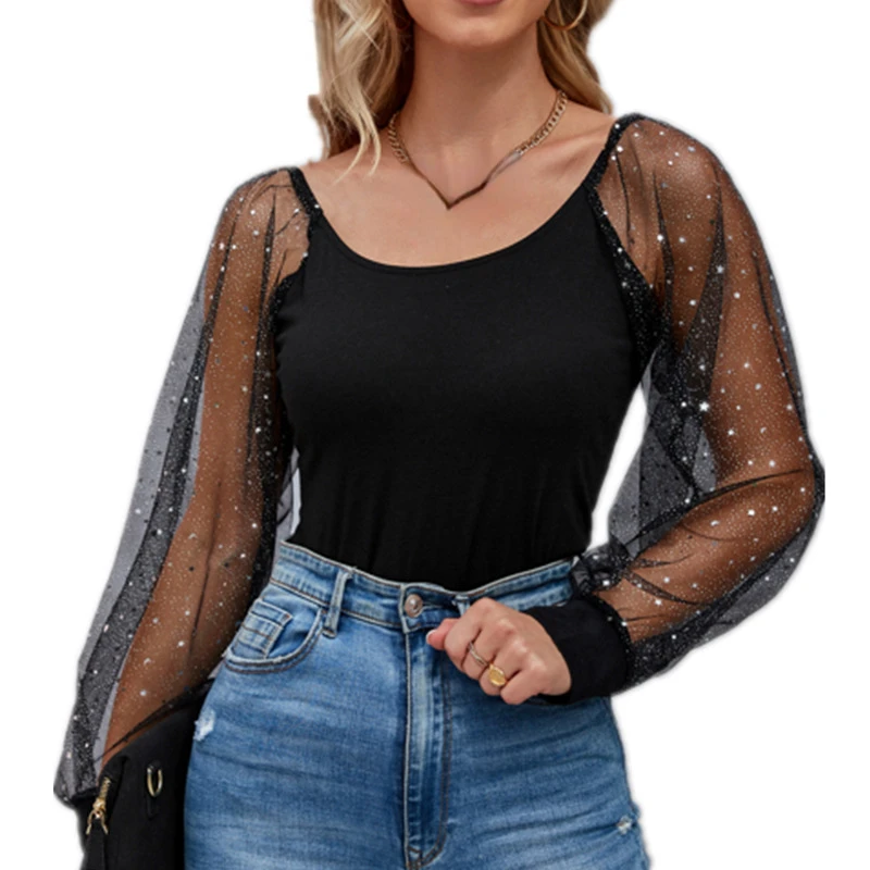 2022 Spring and Summer New Women's Loose Long-sleeved Mesh Sunscreen Shirt Women's Sexy Top Fashion All-match Shirt Lady
2022 Spring and Summer New Women's Loose Long-sleeved Mesh Sunscreen Shirt Women's Sexy Top Fashion All-match Shirt Lady