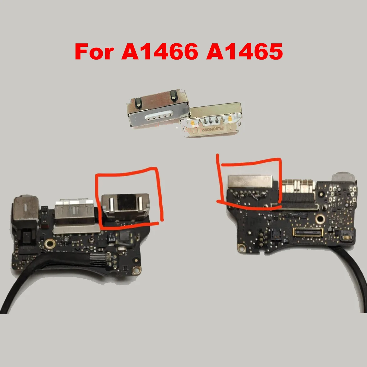 1-10pcs Laptop DC Jack Board Charging Port Repair Connector 5 Pins for Macbook Air 13" A1466 11" A1465 2013 2014 2015 2017 Years
1-10pcs Laptop DC Jack Board Charging Port Repair Connector 5 Pins for Macbook Air 13" A1466 11" A1465 2013 2014 2015 2017 Years