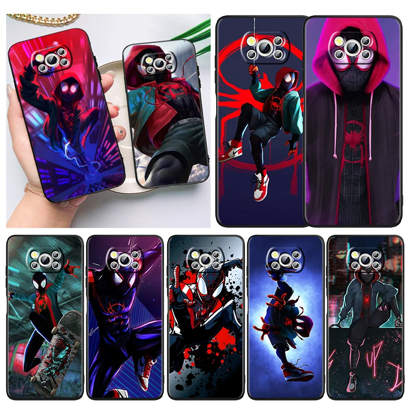 Marvel Super Spiderman Phone Case For Xiaomi Mi Poco X4 X3 NFC F4 F3 GT M5 M5s M4 M3 Pro C40 C3 5G Soft Cover Black Funda
Marvel Super Spiderman Phone Case For Xiaomi Mi Poco X4 X3 NFC F4 F3 GT M5 M5s M4 M3 Pro C40 C3 5G Soft Cover Black Funda
