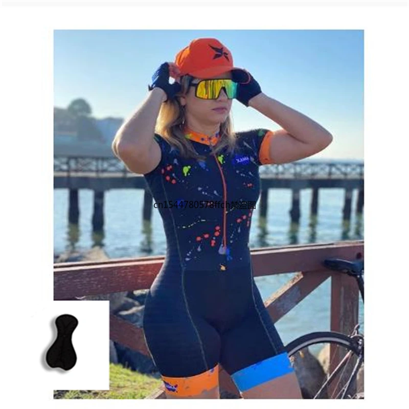 Women's Cycling Overalls For Women Triathlon Tops Jumpsuit Outdoor Team Uniforms Sexy Tight Cycling Jersey Jumpsuit Cycling Suit
Women's Cycling Overalls For Women Triathlon Tops Jumpsuit Outdoor Team Uniforms Sexy Tight Cycling Jersey Jumpsuit Cycling Suit