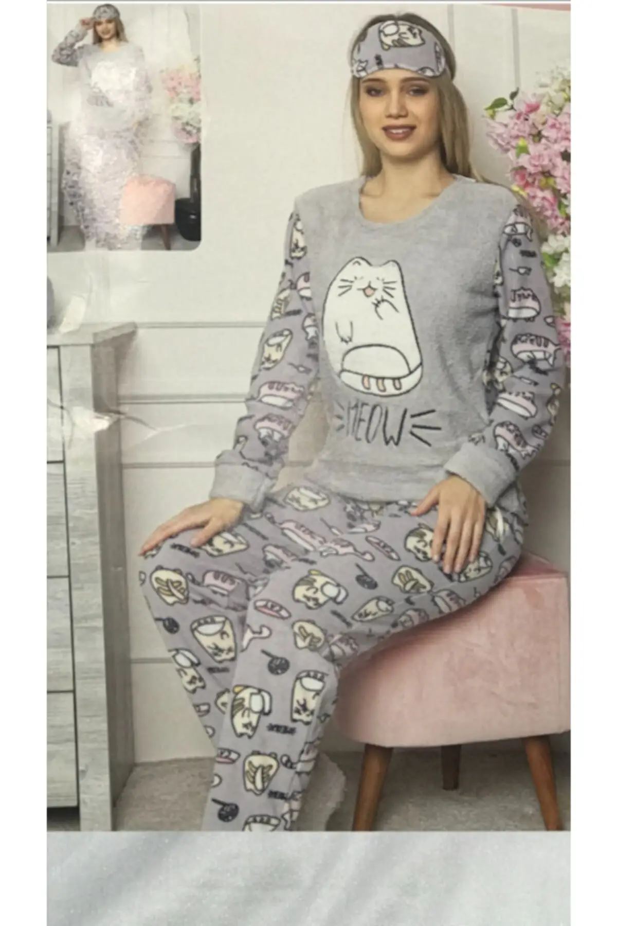 Women's Pajamas fleece Eye Patch And Socks Sleep Lounge Pajamas Nightwear Nightwear Nightwear Nightwear Casual Home Clothing
Women's Pajamas fleece Eye Patch And Socks Sleep Lounge Pajamas Nightwear Nightwear Nightwear Nightwear Casual Home Clothing
