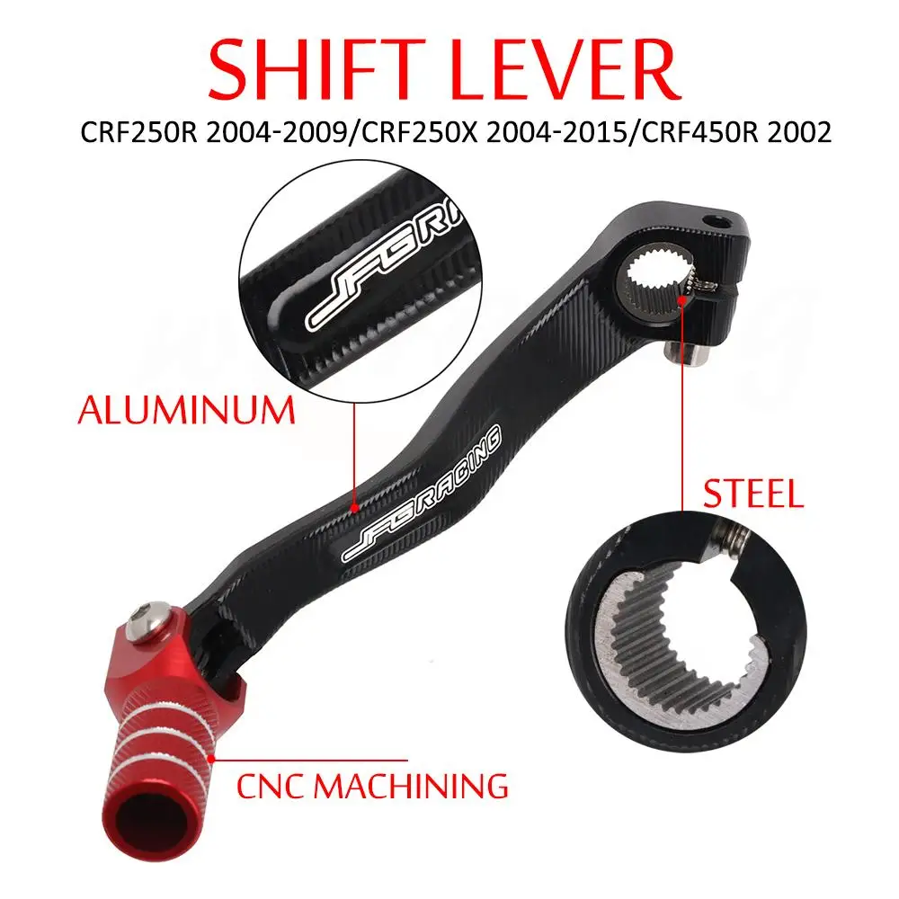 Алюминиевый складной фотоцикл CNC для HONDA CRF250R 04-09 CRF250X 04-15 CRF450R 02 CRF 250R 250X 450R 
Алюминиевый складной фотоцикл CNC для HONDA CRF250R 04-09 CRF250X 04-15 CRF450R 02 CRF 250R 250X 450R