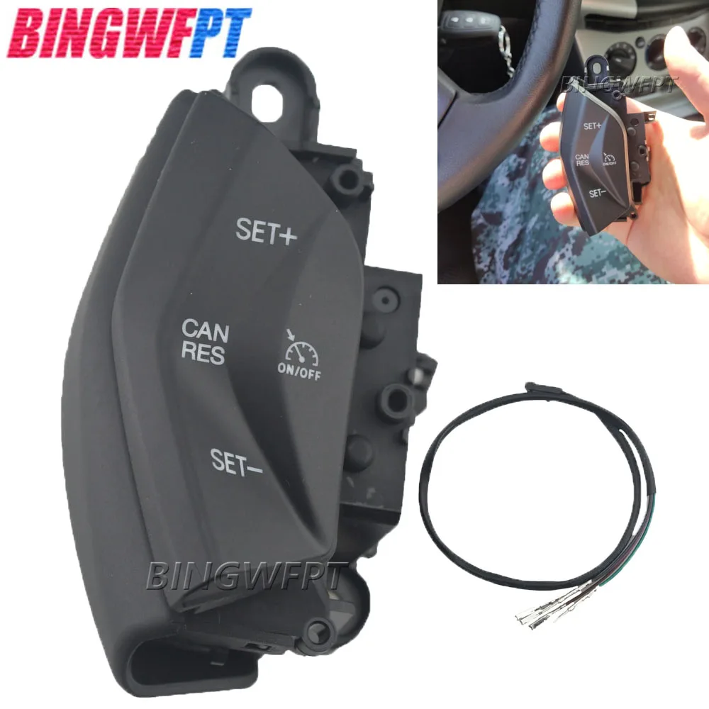 Автомобильные аксессуары, переключатель круиз-контроля для Ford Focus 3, Ford Kuga 2, Ford Transit, с проводкой, без функции LIM
Автомобильные аксессуары, переключатель круиз-контроля для Ford Focus 3, Ford Kuga 2, Ford Transit, с проводкой, без функции LIM