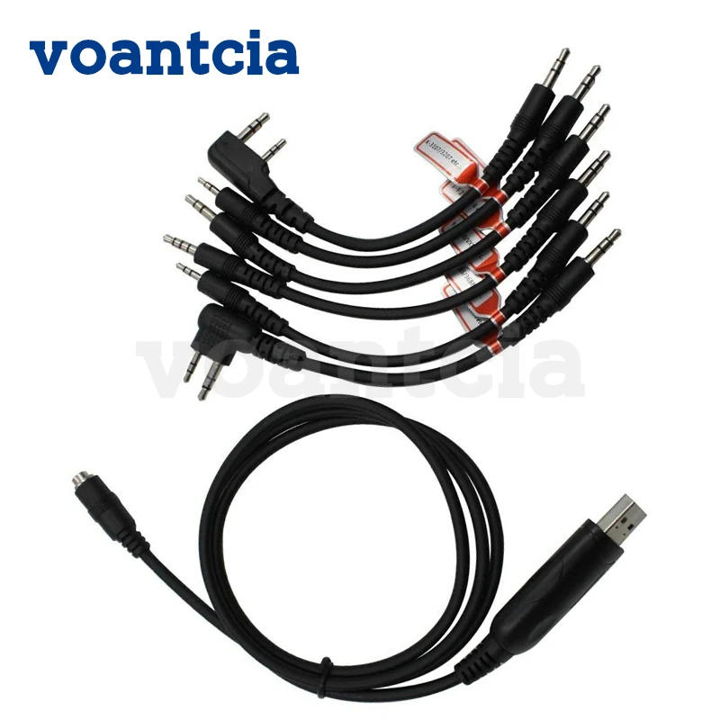 USB-кабель 6 в 1 для программирования Motorola Kenwood Yeasu Icom HYT Walkie Talkie BaoFeng, двухстороннее радио, кабель 6 в 1
USB-кабель 6 в 1 для программирования Motorola Kenwood Yeasu Icom HYT Walkie Talkie BaoFeng, двухстороннее радио, кабель 6 в 1