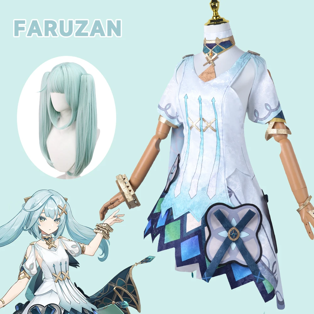 Костюм для косплея Faruzan Genshin, парик, игровое платье, Униформа, костюм Sumeru Enigmatic Machinist, Рождественская вечеринка для мужчин и женщин
Костюм для косплея Faruzan Genshin, парик, игровое платье, Униформа, костюм Sumeru Enigmatic Machinist, Рождественская вечеринка для мужчин и женщин