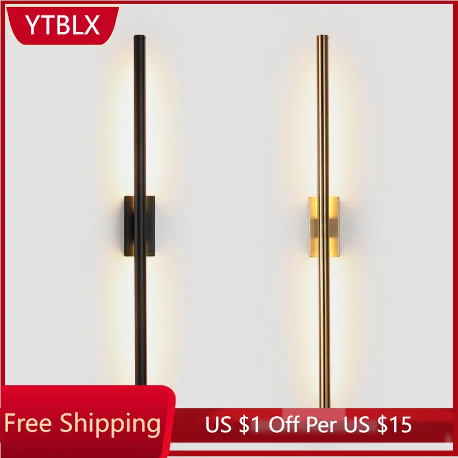 Art Simple Linear Tube Led Wall Lamp Up Down Background Opposite Wall Light Led Bedside Foyer Corridor Black Gold Led Sconce
Art Simple Linear Tube Led Wall Lamp Up Down Background Opposite Wall Light Led Bedside Foyer Corridor Black Gold Led Sconce