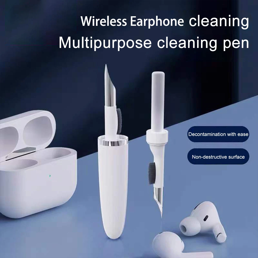 Bluetooth earphone cleaner for Airpods Pro 12 cleaner kit cleaning brush bluetooth earphone shell cleaning pen Huawei freebuds4i
Bluetooth earphone cleaner for Airpods Pro 12 cleaner kit cleaning brush bluetooth earphone shell cleaning pen Huawei freebuds4i