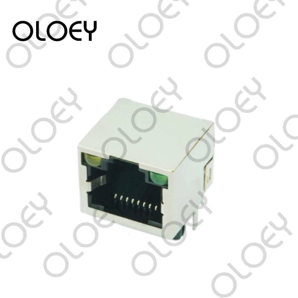 10Pcs FC601-56S-LED RJ45 network interface FC601-56S-LED Network transformer with light housing 8P8C-1X1
10Pcs FC601-56S-LED RJ45 network interface FC601-56S-LED Network transformer with light housing 8P8C-1X1