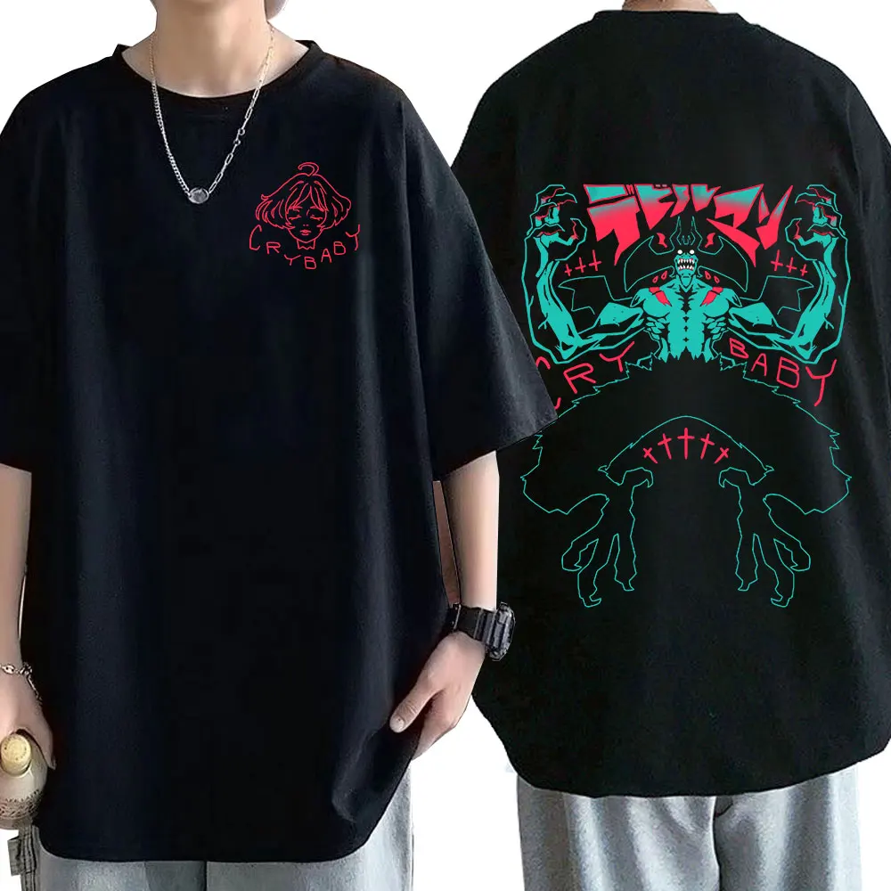 Anime Devilman Crybaby Double Sided Print T-shirt Men's Casual Oversized Pure Cotton T-shirts Harajuku Streetwear Tees Cosplay
Anime Devilman Crybaby Double Sided Print T-shirt Men's Casual Oversized Pure Cotton T-shirts Harajuku Streetwear Tees Cosplay