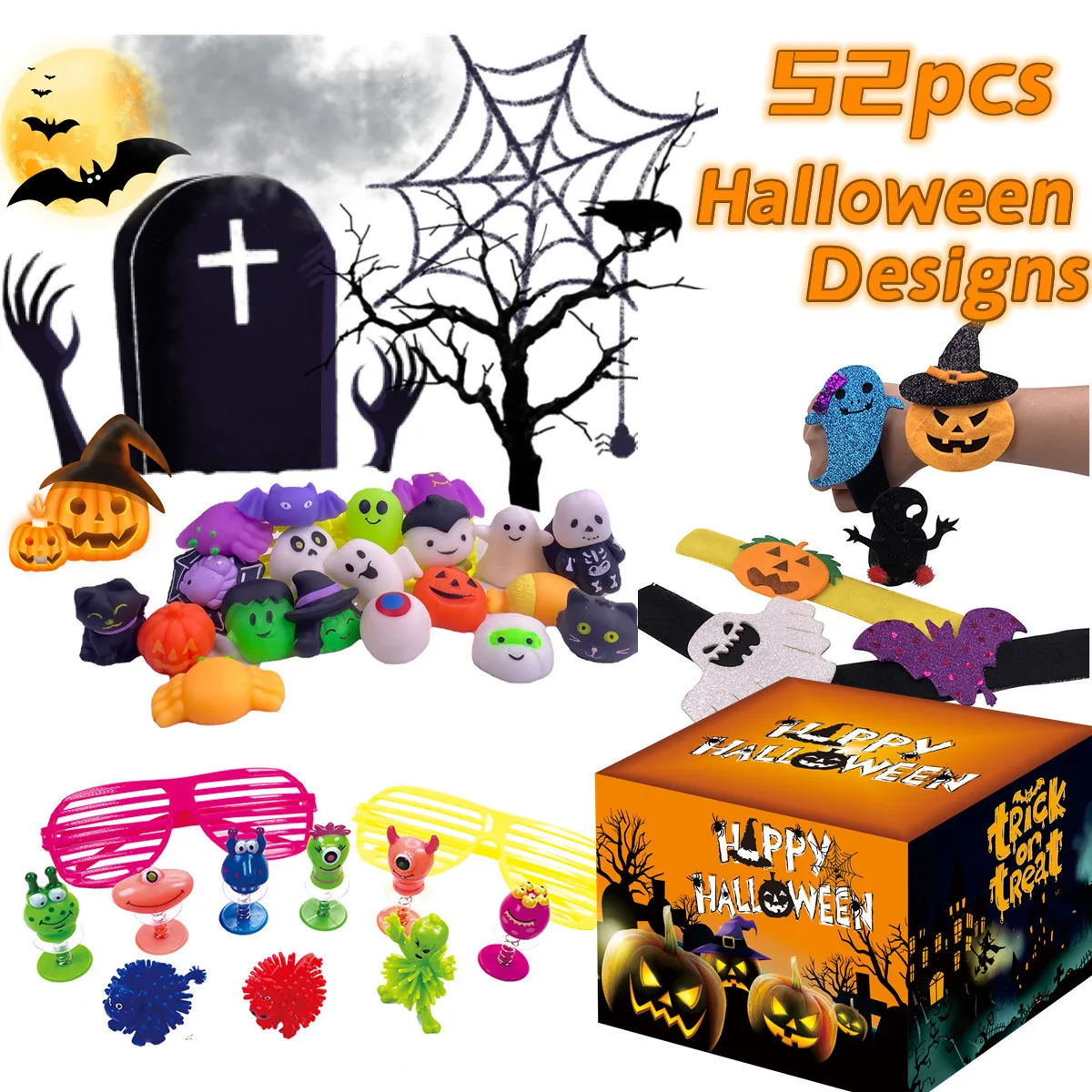 Halloween Games Kids Party Gift Favors Set Decompression Squeeze Toys Sensory Toys for Special Needs Adhd Autism
Halloween Games Kids Party Gift Favors Set Decompression Squeeze Toys Sensory Toys for Special Needs Adhd Autism