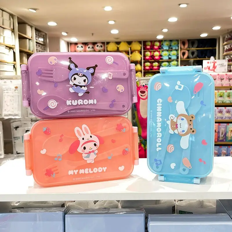 Anime Sanrioed Lunch Box Kawaii Cinnamoroll Kuromi Children Students Fruit Lunch Bento Portable Heat Preservation Food Storage
Anime Sanrioed Lunch Box Kawaii Cinnamoroll Kuromi Children Students Fruit Lunch Bento Portable Heat Preservation Food Storage