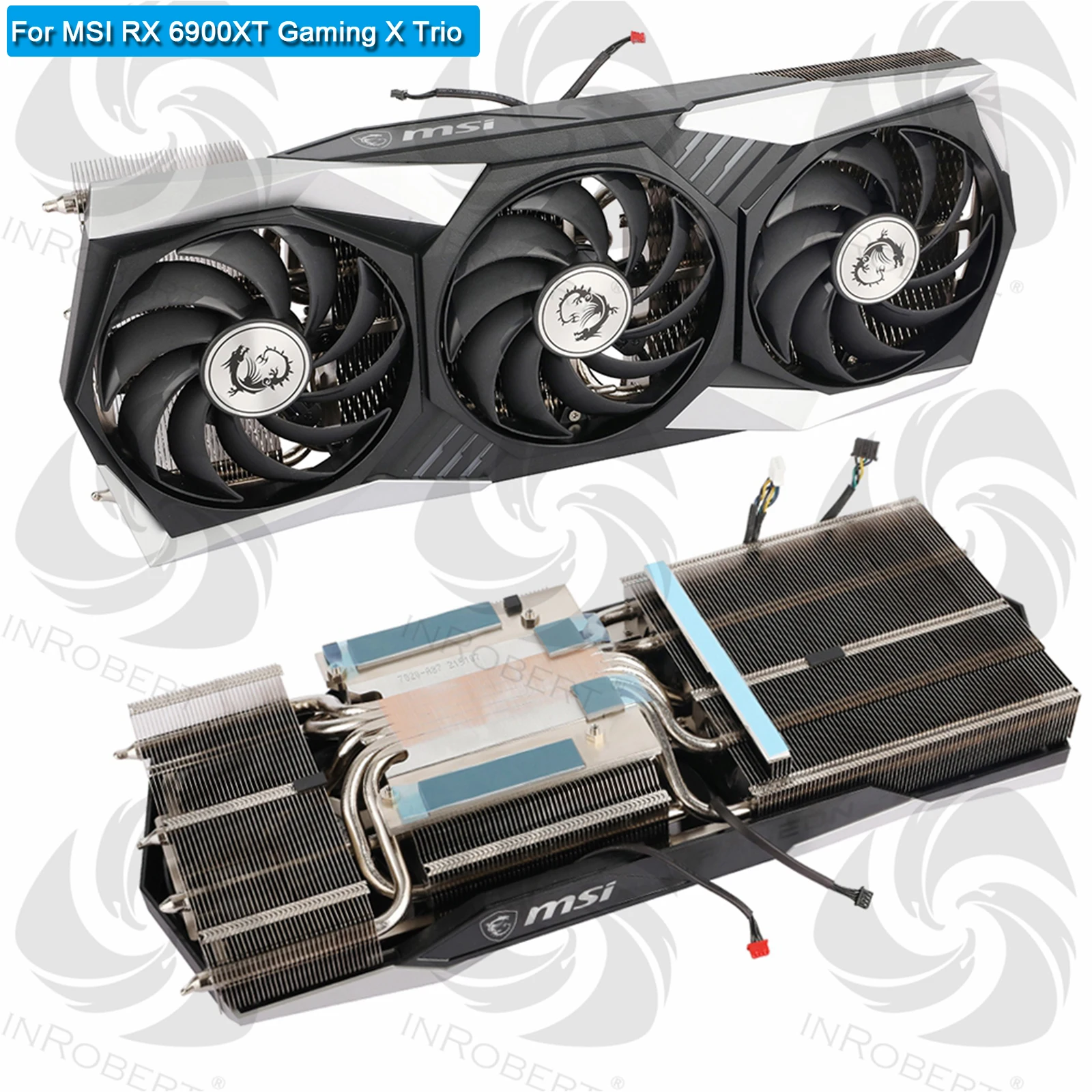 Новый оригинальный радиатор видеокарты RX6900XT для MSI RX 6900XT Gaming X Trio GPU охладитель видеокарты
Новый оригинальный радиатор видеокарты RX6900XT для MSI RX 6900XT Gaming X Trio GPU охладитель видеокарты