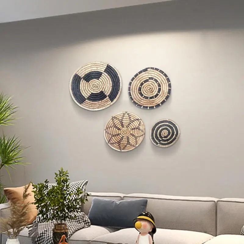 4pcs Round Hangings Woven Wall Basket Set | Unique Handcrafted Seagrass Baskets for Boho Farmhouse Rustic Wall Decor
4pcs Round Hangings Woven Wall Basket Set | Unique Handcrafted Seagrass Baskets for Boho Farmhouse Rustic Wall Decor