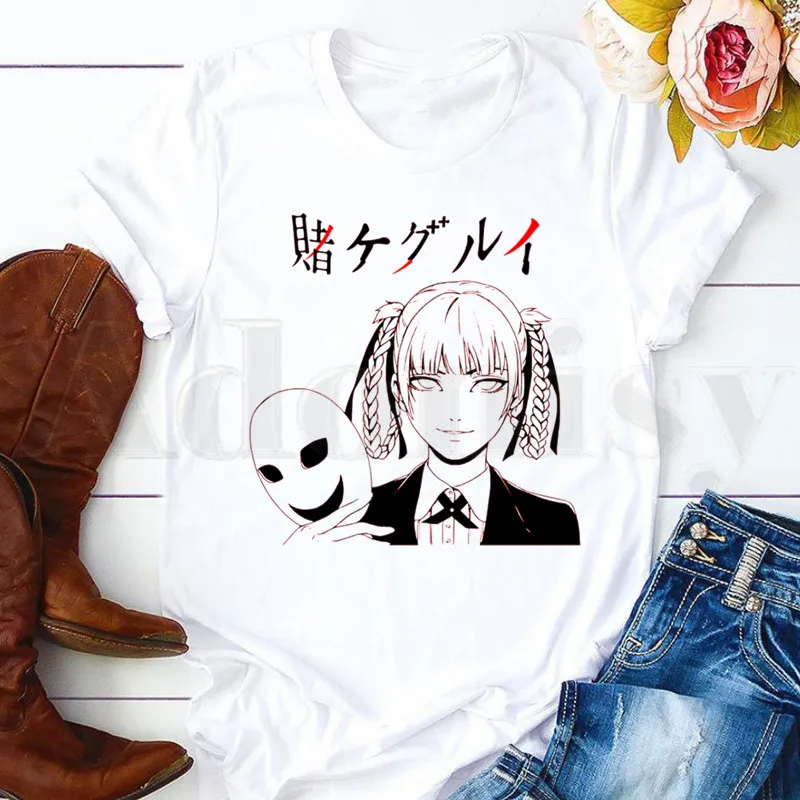 Japanese Anime Kakegurui Yumeko Jabami Ullzang New Lovely T Shirt Harajuku Men Fashion Printed Short Sleeve T-shirt White
Japanese Anime Kakegurui Yumeko Jabami Ullzang New Lovely T Shirt Harajuku Men Fashion Printed Short Sleeve T-shirt White