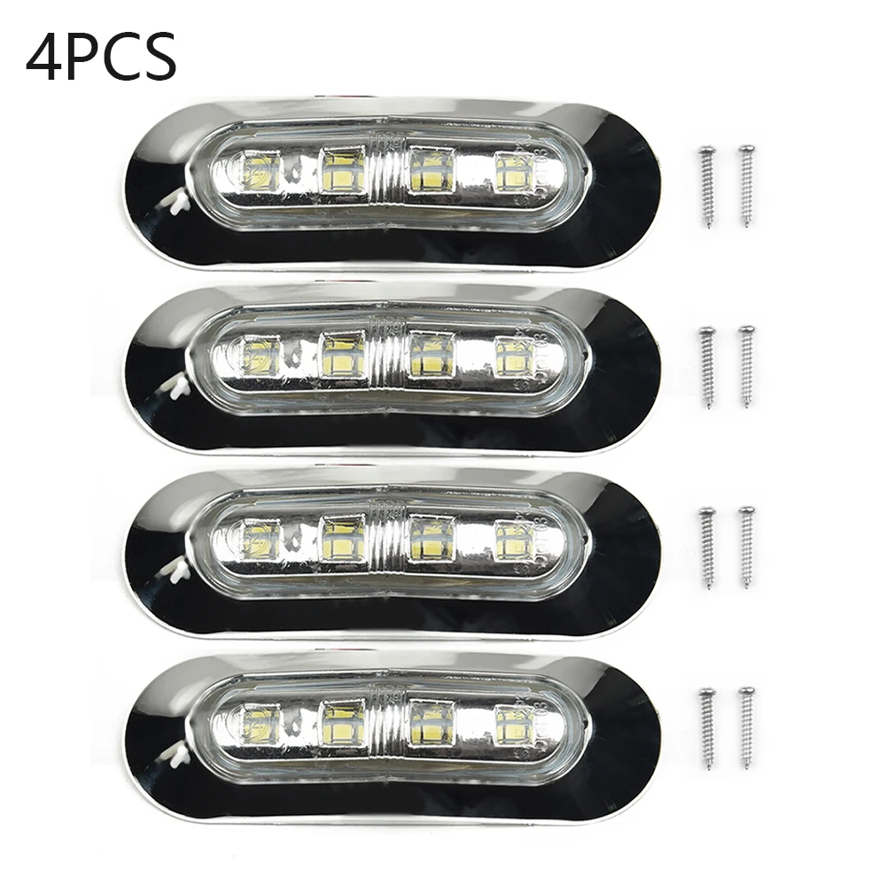 Light LED Lights Marine 12V-24V 4x Accessories Courtesy Lights Stair Walkway Waterproof 1.5W Durable Practical
Light LED Lights Marine 12V-24V 4x Accessories Courtesy Lights Stair Walkway Waterproof 1.5W Durable Practical