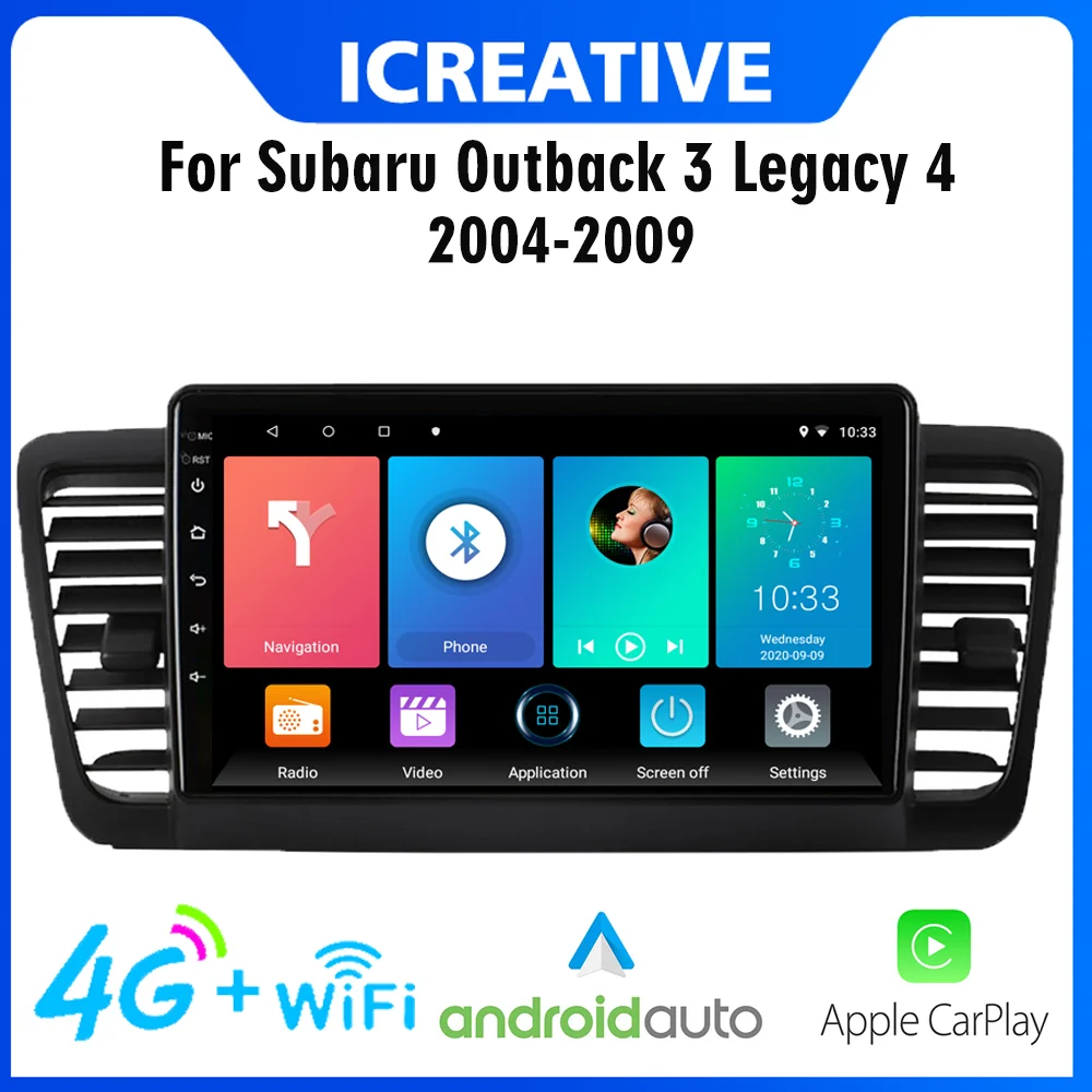 For Subaru Outback 3 Legacy 4 2004-2009 2 Din Car Radio Multimedia Video Player Navigation GPS Android 4G Carplay
For Subaru Outback 3 Legacy 4 2004-2009 2 Din Car Radio Multimedia Video Player Navigation GPS Android 4G Carplay